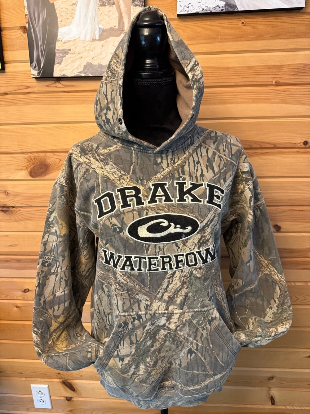 Drake Camo Waterfowl Hoodie - Brown, Green, Tan